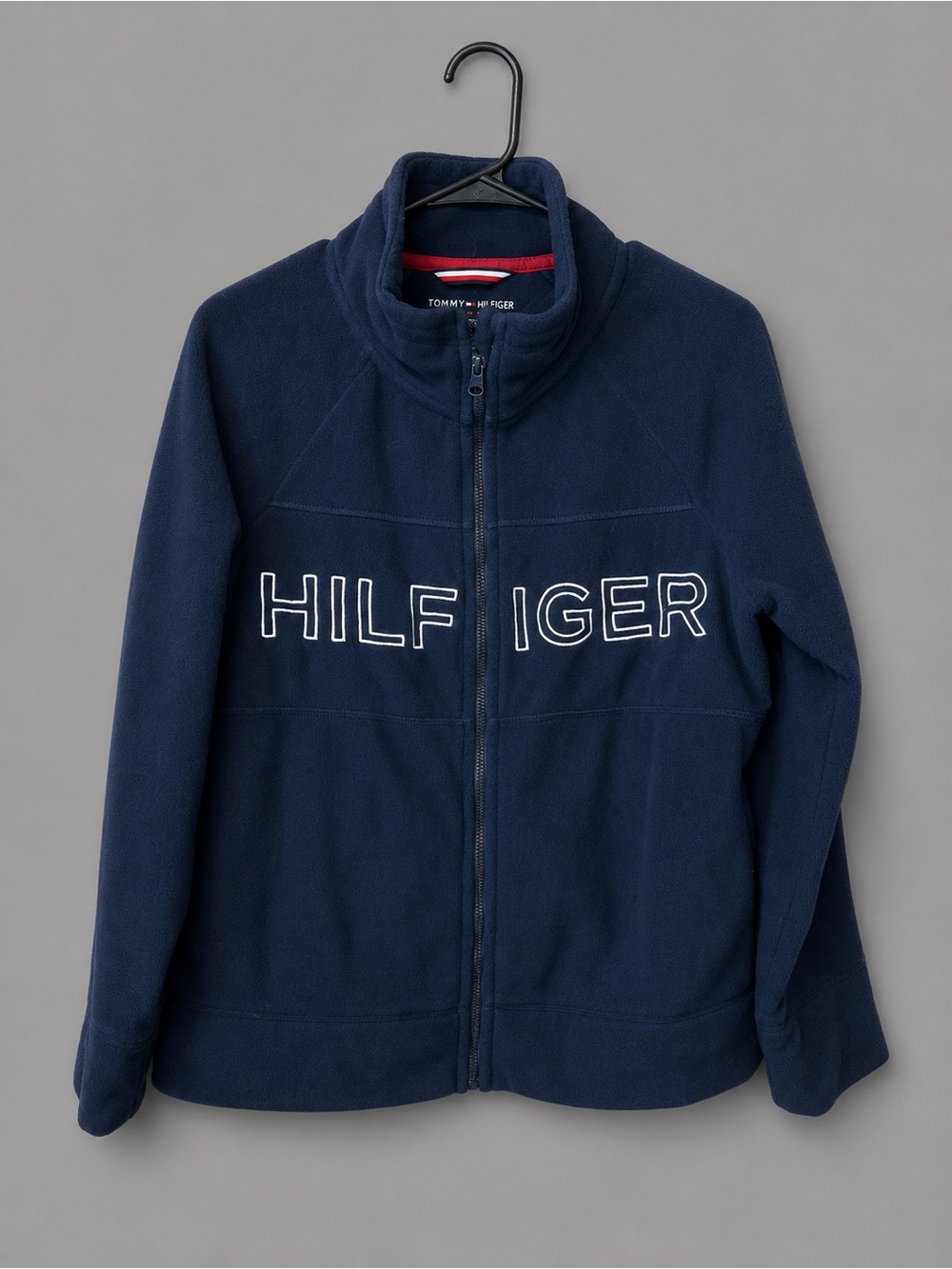 Tommy Hilfiger navy blue fleece full-zip jacket